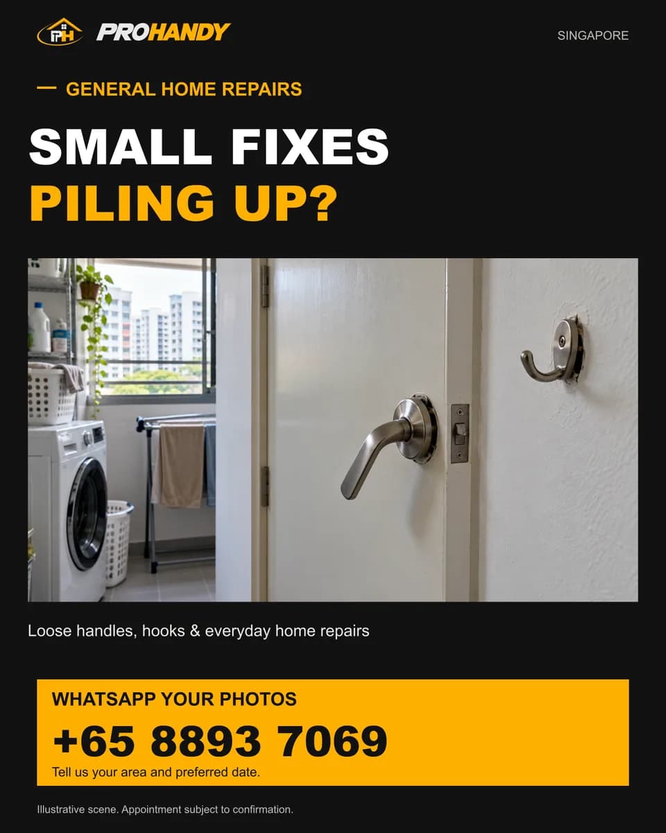 Illustration of a common home repair problem: small fixes piling up?